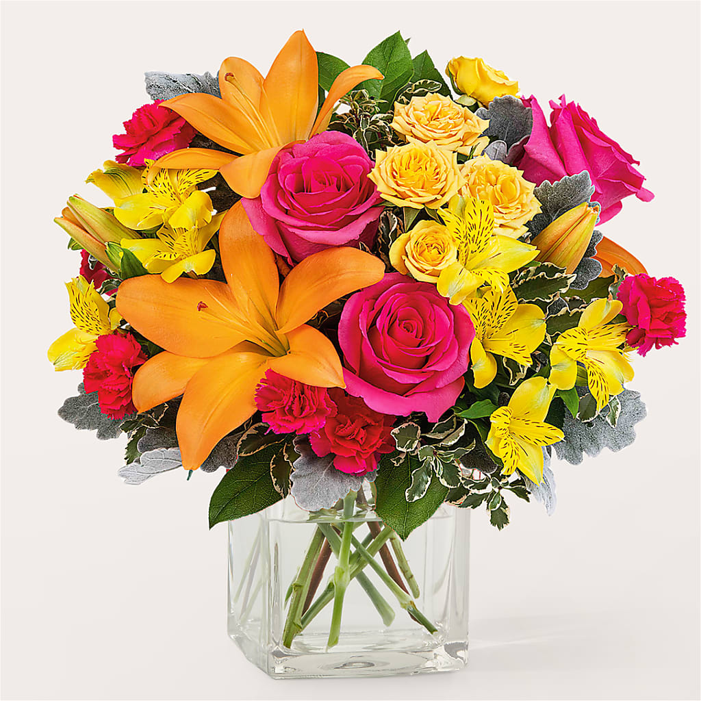 To the Tropics Bouquet – BLUEMOON FLORAL & GIFT, Denver CO