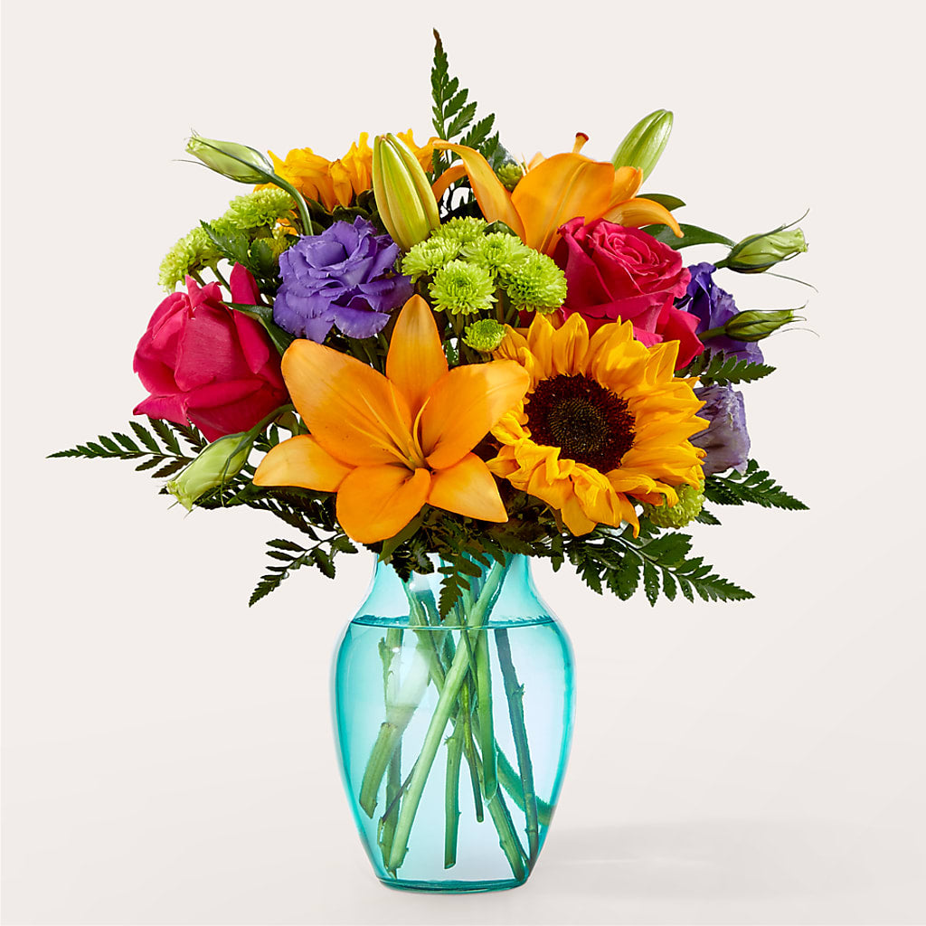 Double Rainbow Bouquet – BLUEMOON FLORAL & GIFT, Denver CO