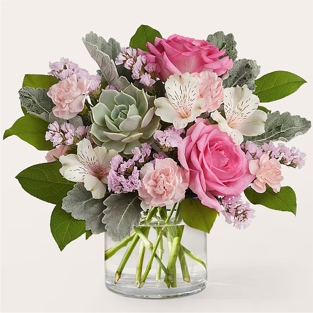 Dusty Rose Bouquet – BLUEMOON FLORAL & GIFT, Denver CO