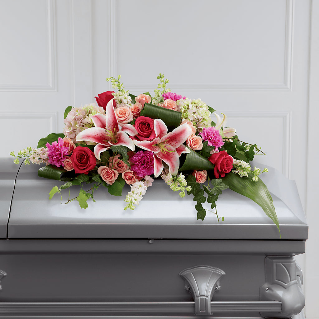 Splendid Grace Casket Spray – BLUEMOON FLORAL & GIFT, Denver CO