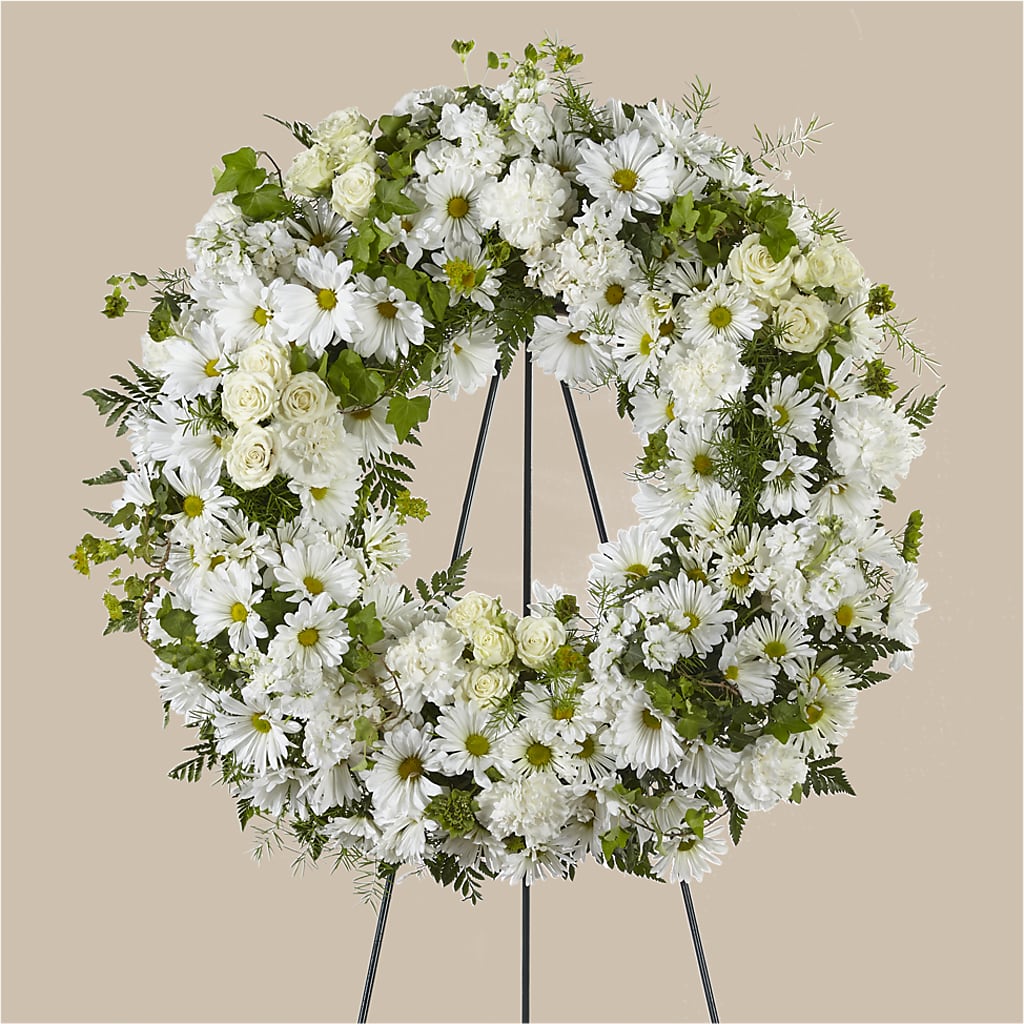 Faithful Wishes Wreath – BLUEMOON FLORAL & GIFT, Denver CO