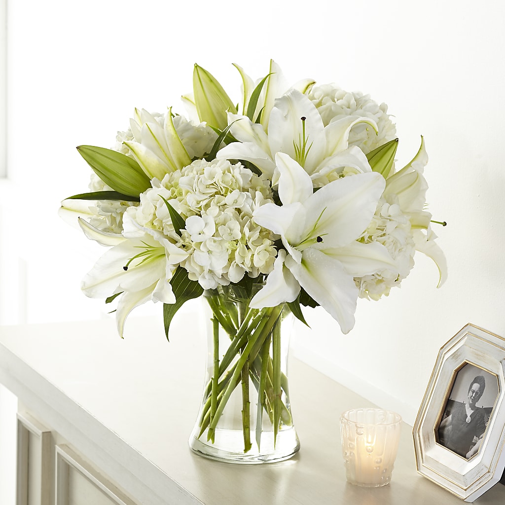 Compassionate Lily Bouquet – BLUEMOON FLORAL & GIFT, Denver CO