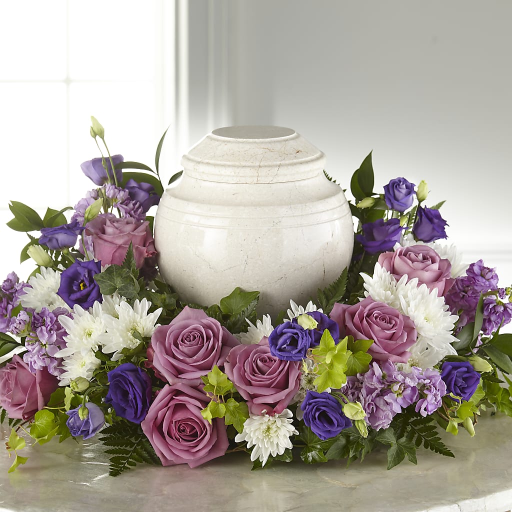 Blooming Sympathy Cremation Adornment – BLUEMOON FLORAL & GIFT, Denver CO