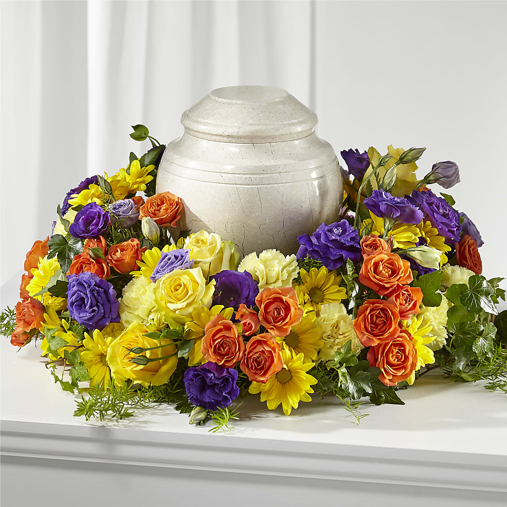 Blossoms of Remembrance Cremation Adornment – BLUEMOON FLORAL & GIFT, Denver CO