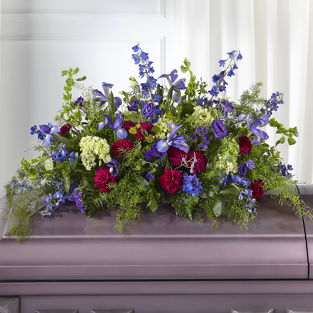 Always Treasured Casket Spray – BLUEMOON FLORAL & GIFT, Denver CO