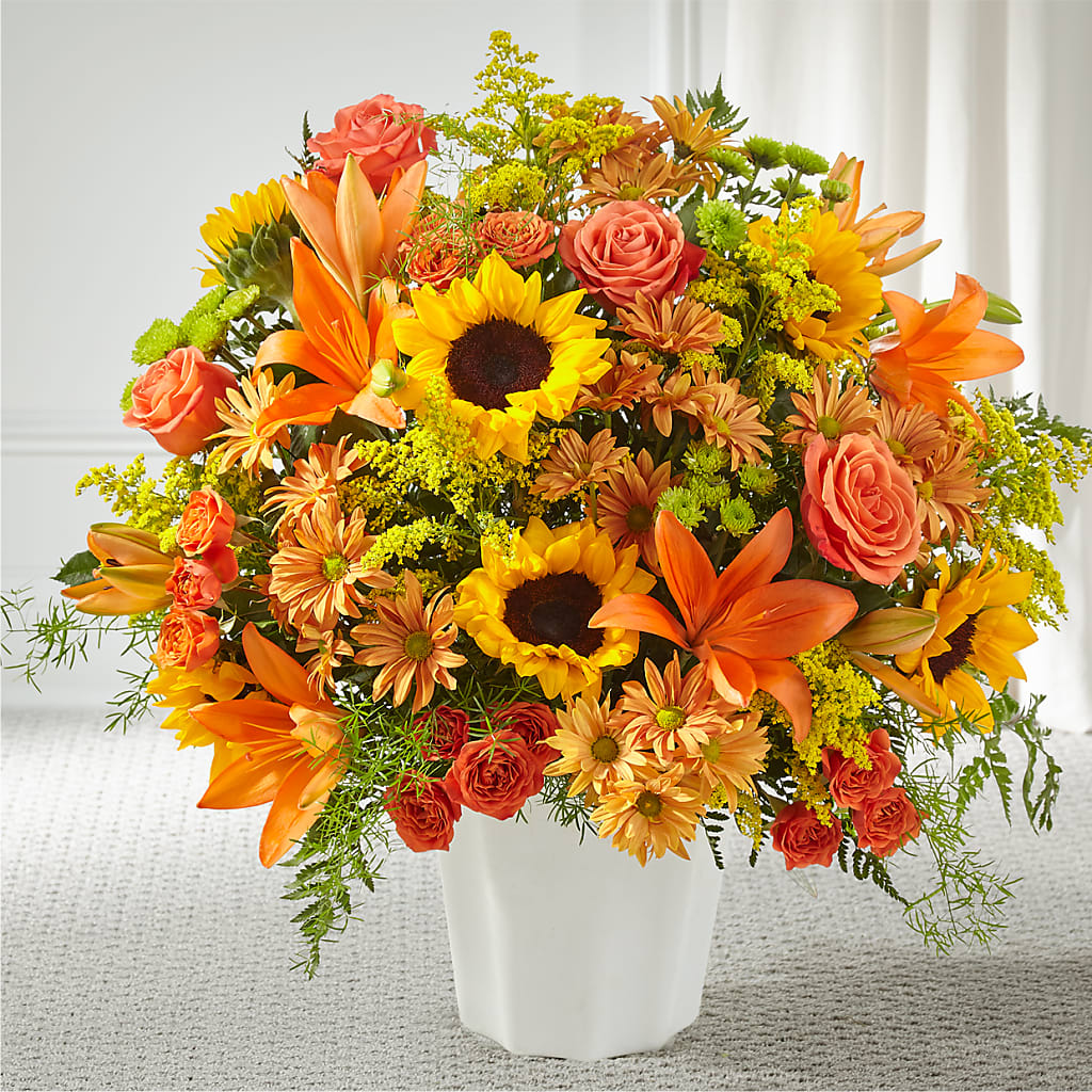 Harvest Thoughts Floor Basket – BLUEMOON FLORAL & GIFT, Denver CO