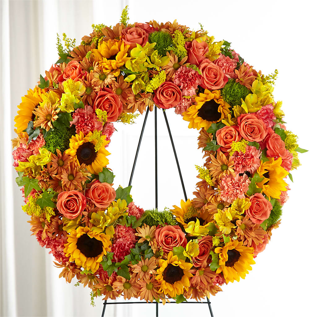 Autumnal Memories Wreath (Standard) – BLUEMOON FLORAL & GIFT, Denver CO