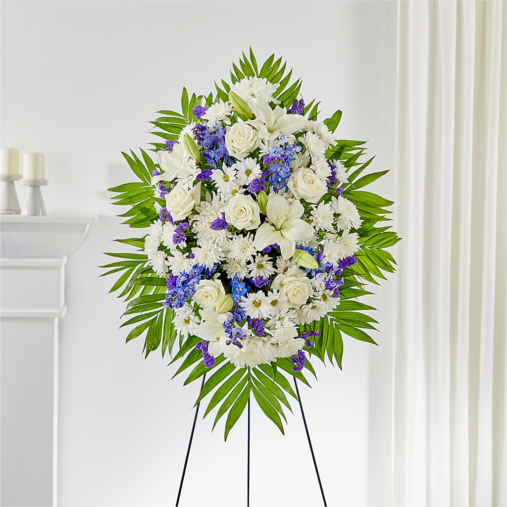 At Rest Standing Spray – BLUEMOON FLORAL & GIFT, Denver CO