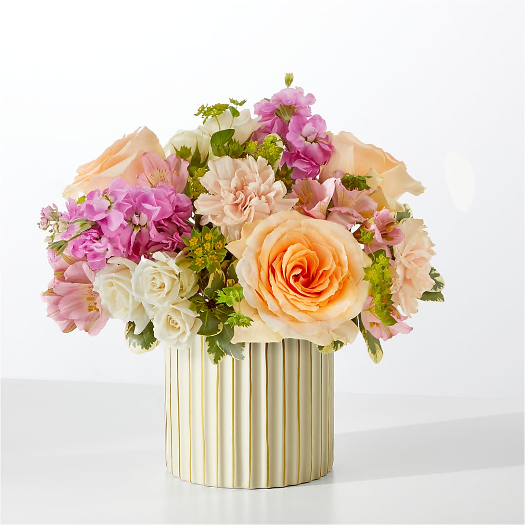 Paradise Bouquet with Ivory Vase – BLUEMOON FLORAL & GIFT, Denver CO