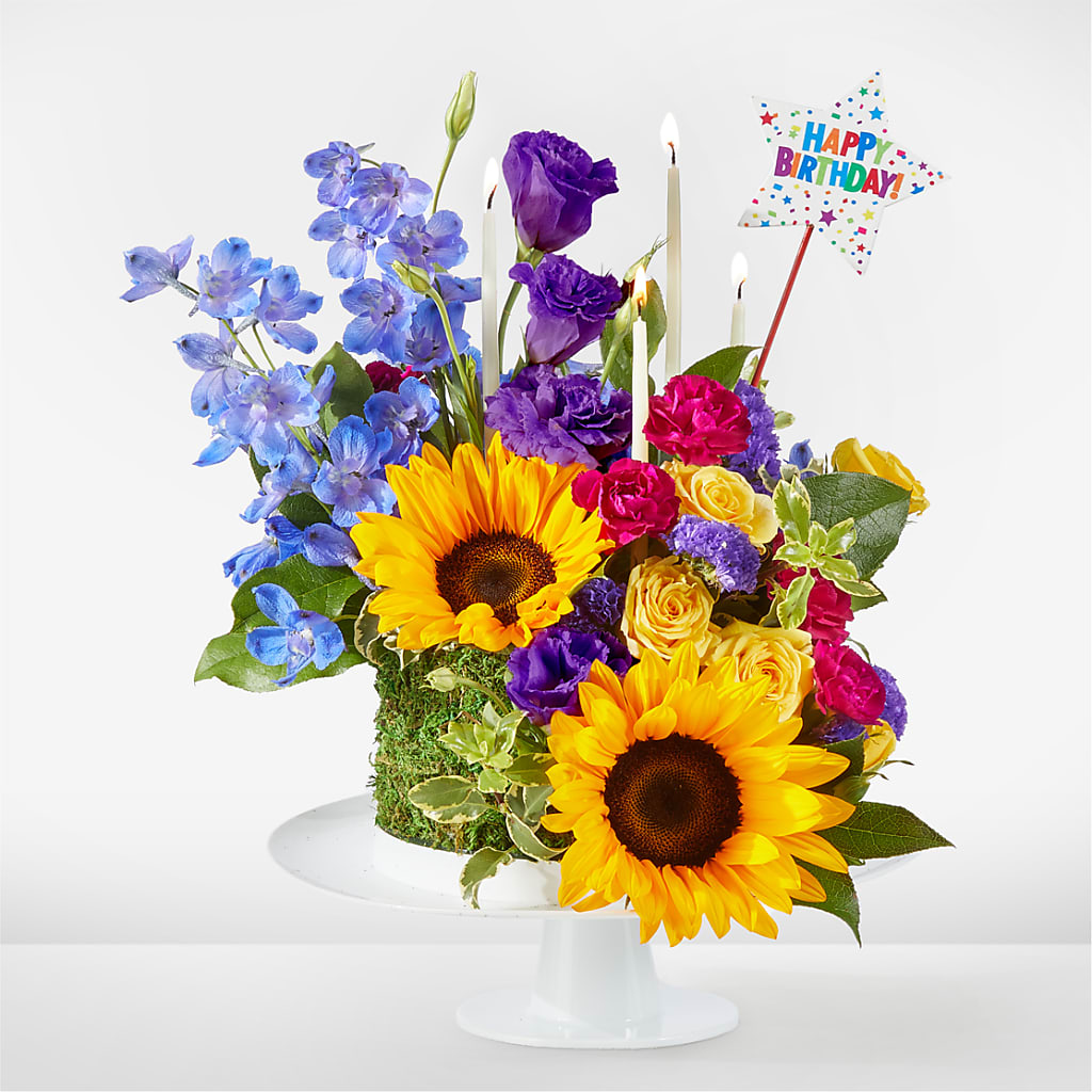 Star of the Day Floral Cake – BLUEMOON FLORAL & GIFT, Denver CO