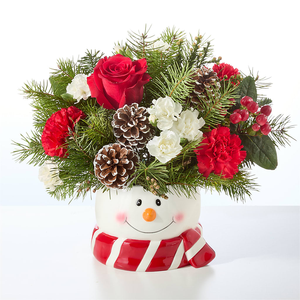 Jolly Snowman Bouquet – BLUEMOON FLORAL & GIFT, Denver CO