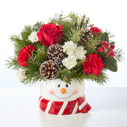 Jolly Snowman Bouquet – BLUEMOON FLORAL & GIFT, Denver CO