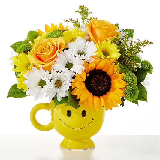 Be Happy Bouquet – BLUEMOON FLORAL & GIFT, Denver CO
