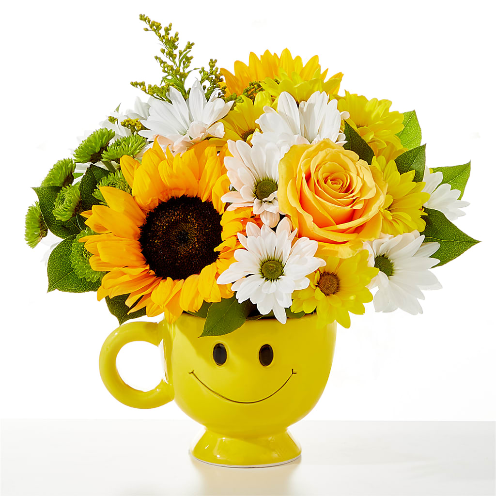 Be Happy Bouquet – BLUEMOON FLORAL & GIFT, Denver CO