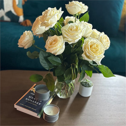 Long Stem Yellow Rose Bouquet – BLUEMOON FLORAL & GIFT, Denver CO