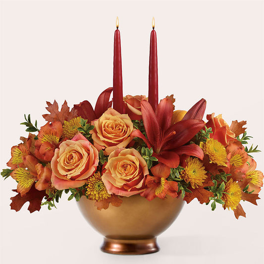 Harvest Table Centerpiece – BLUEMOON FLORAL & GIFT, Denver CO