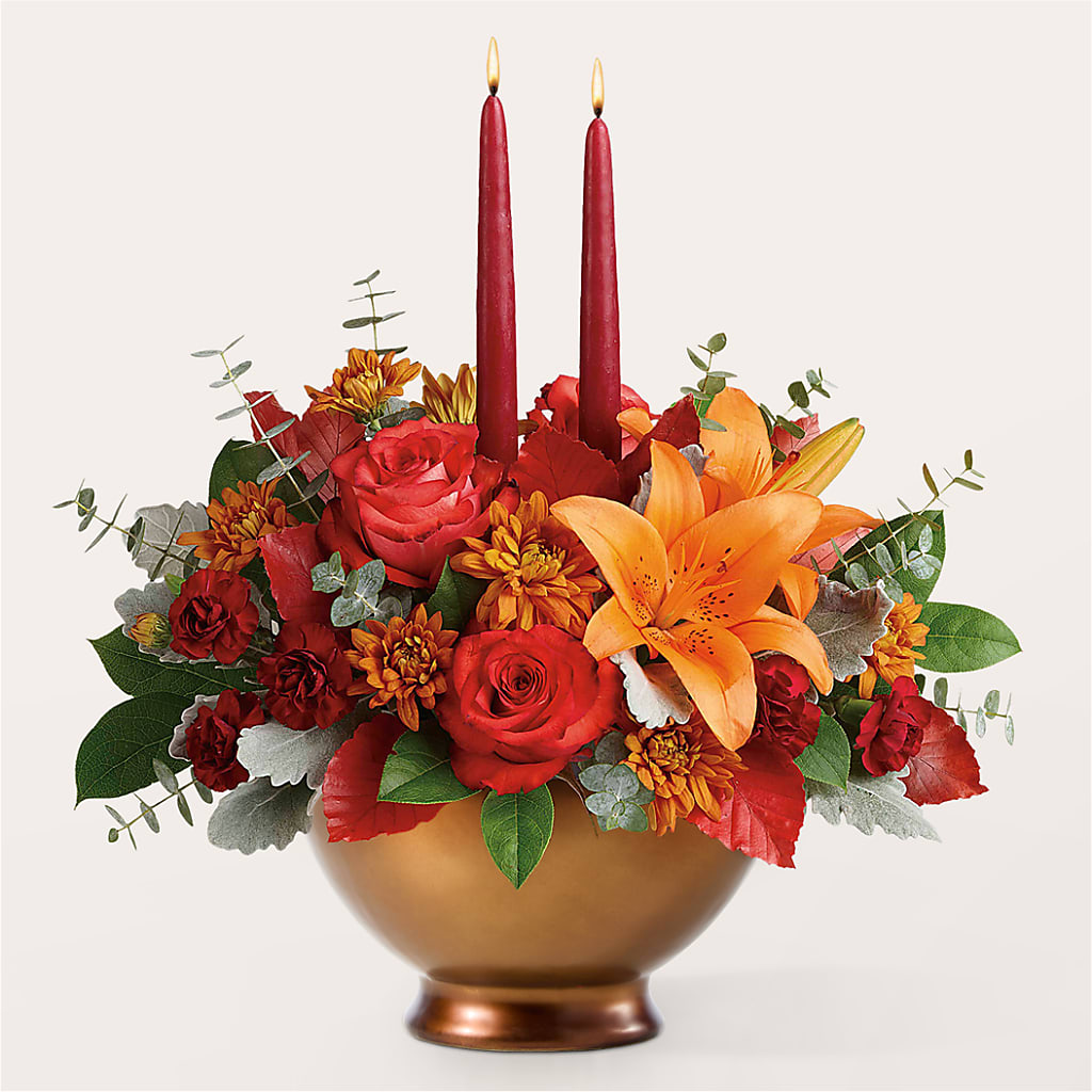 Fruits of Fall Centerpiece – BLUEMOON FLORAL & GIFT, Denver CO