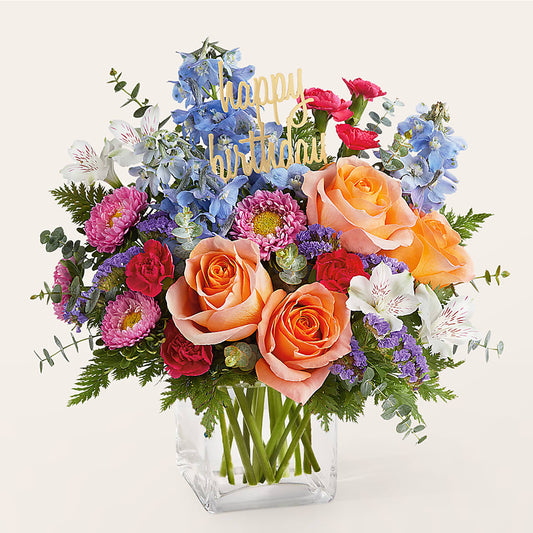 Birthday Bash Bouquet – BLUEMOON FLORAL & GIFT, Denver CO