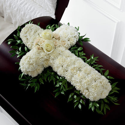 Peaceful Memories Casket Spray (Standard) – BLUEMOON FLORAL & GIFT, Denver CO