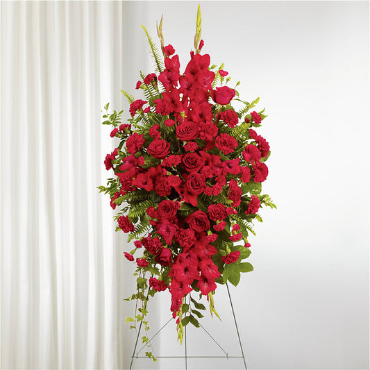 From the Heart Standing Spray – BLUEMOON FLORAL & GIFT, Denver CO