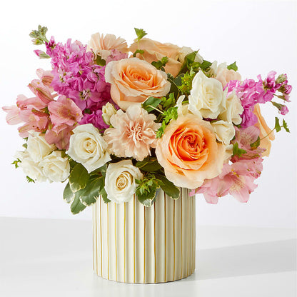 Paradise Bouquet with Ivory Vase – BLUEMOON FLORAL & GIFT, Denver CO