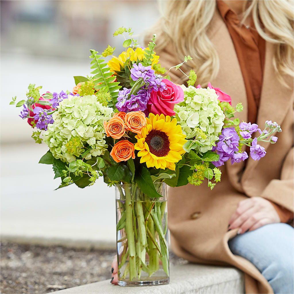 Vibrant Greetings Bouquet – BLUEMOON FLORAL & GIFT, Denver CO