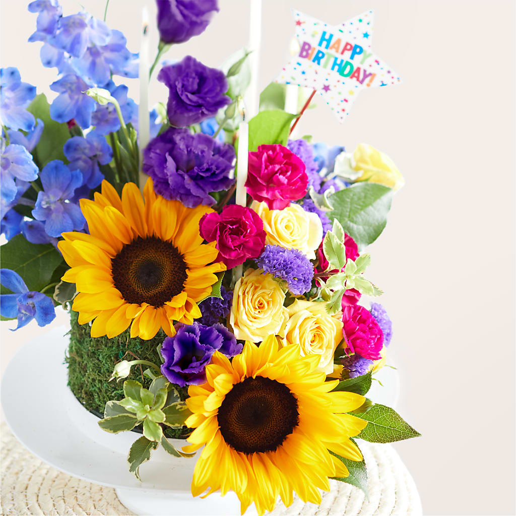 Star of the Day Floral Cake – BLUEMOON FLORAL & GIFT, Denver CO
