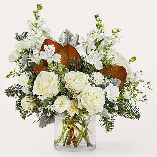 Fresh Snowfall Bouquet – BLUEMOON FLORAL & GIFT, Denver CO