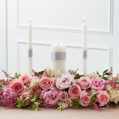 Worldwide Romance Unity Candle Arrangement – BLUEMOON FLORAL & GIFT, Denver CO